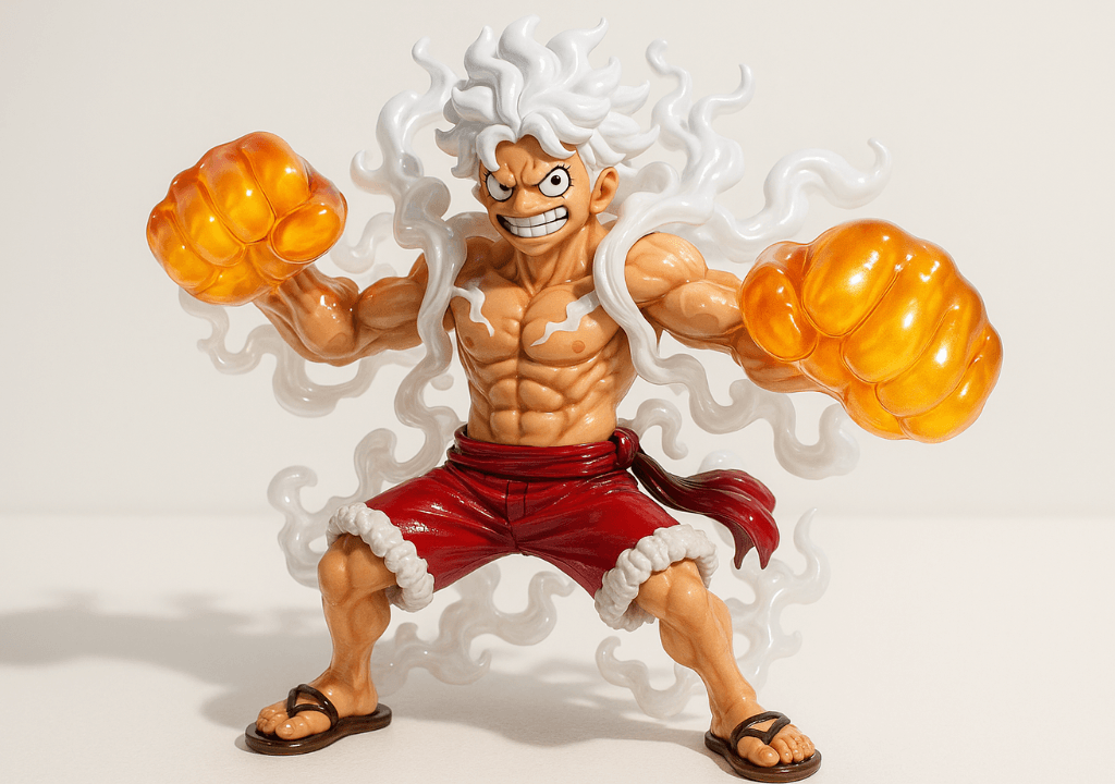 Mô hình Luffy Gear 5 One Piece phiên bản 2025 – chi tiết nổi bật và thiết kế ấn tượng