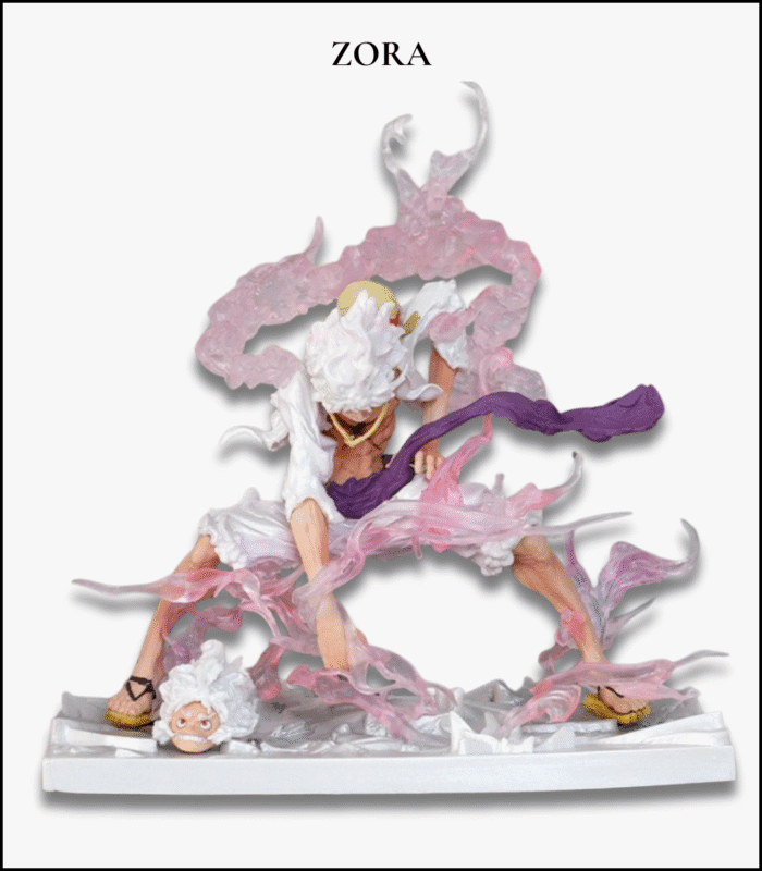 Mô Hình OnePiece luffy gear 5 trạng thái chiến đấu ( đầu thay thế) - cao 23.5cm - nặng 710gram - Figure One Piece