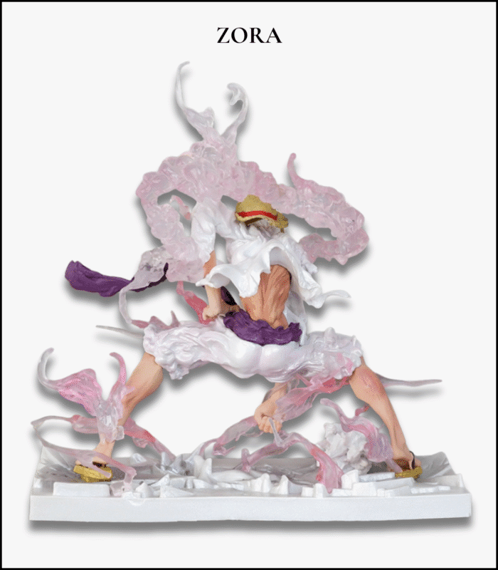 Mô Hình OnePiece luffy gear 5 trạng thái chiến đấu ( đầu thay thế) - cao 23.5cm - nặng 710gram - Figure One Piece
