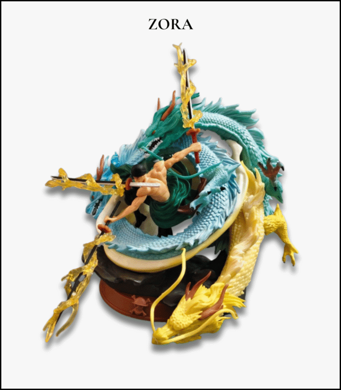 Mô Hình OnePiece Zoro Tam Long size 19cm - 2 đầu 3 kiếm 3 haki siêu ngầu - Figure OnePiece