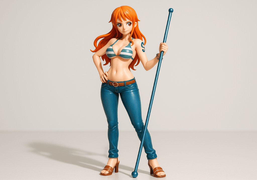 Mô hình Nami quyến rũ với Clima-Tact và outfit anime đặc trưng