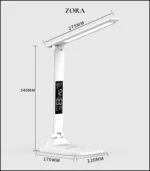 Đèn bàn học 3 chế độ có đồng hồ