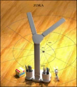 Đèn bàn học 3 chế độ có đồng hồ