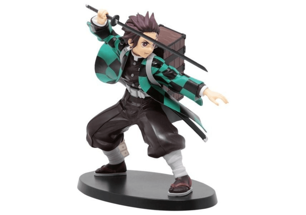 Kamado Tanjirou trong tư thế sẵn sàng chiến đấu