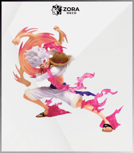 Mô Hình Luffy Gear 5 Xoay Tay (Joy Boy Nika) Cao 19cm No Box _ Zora Deco