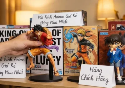 Bộ sưu tập mô hình anime giá rẻ chính hãng One Piece, Naruto, Conan đẹp nhất 2026
