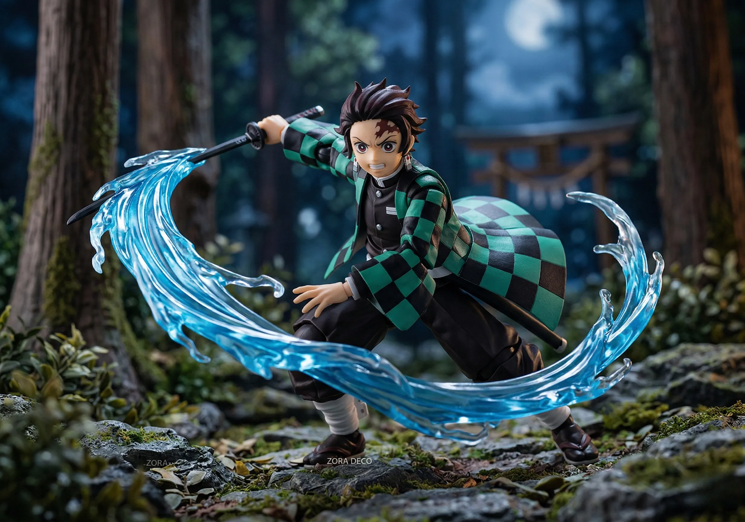 So sánh các phiên bản mô hình Tanjiro có khớp trên thị trường