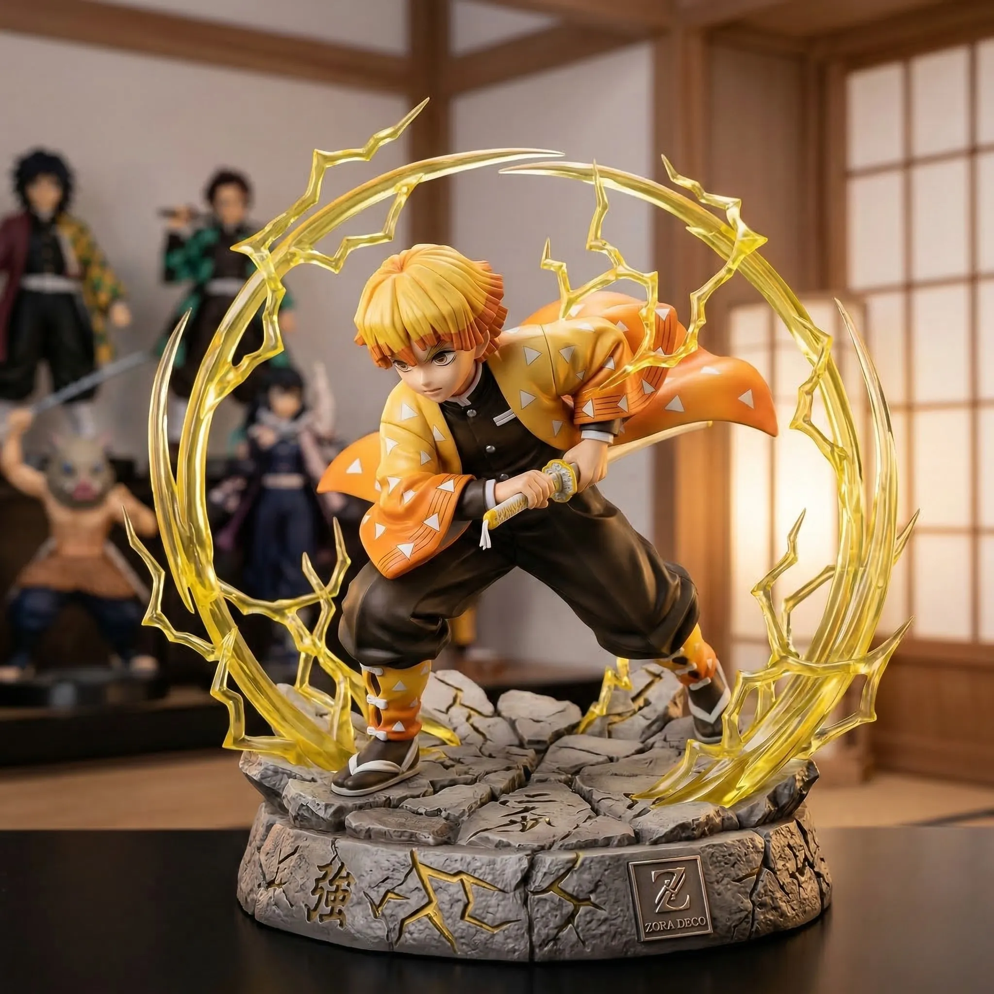 Mô hình thanh gươm diệt quỷ Zenitsu Zora Deco đẹp giá rẻ