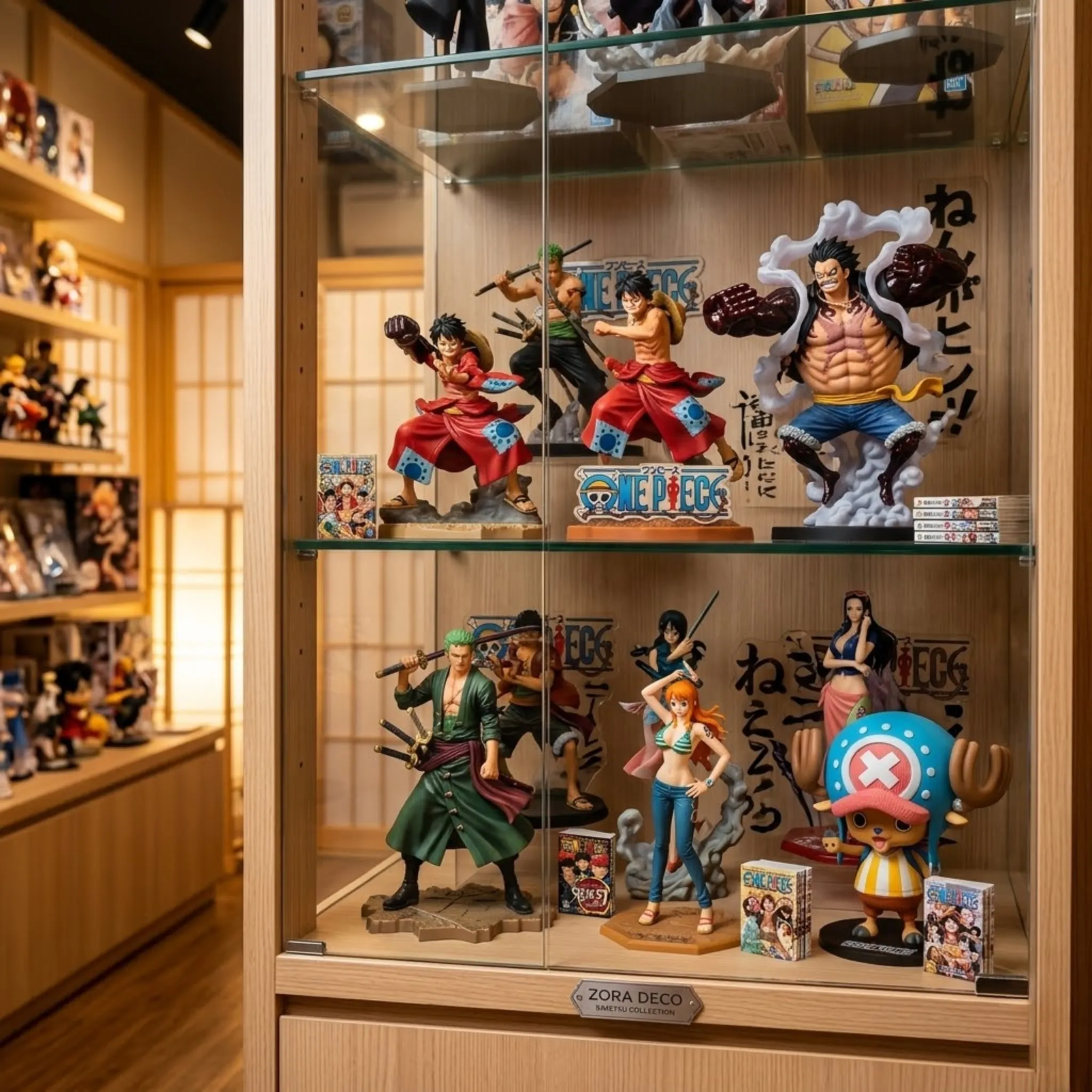 Mô hình anime trang trí bãi biển hải tặc mũ rơm Zora Deco đẹp giá rẻ