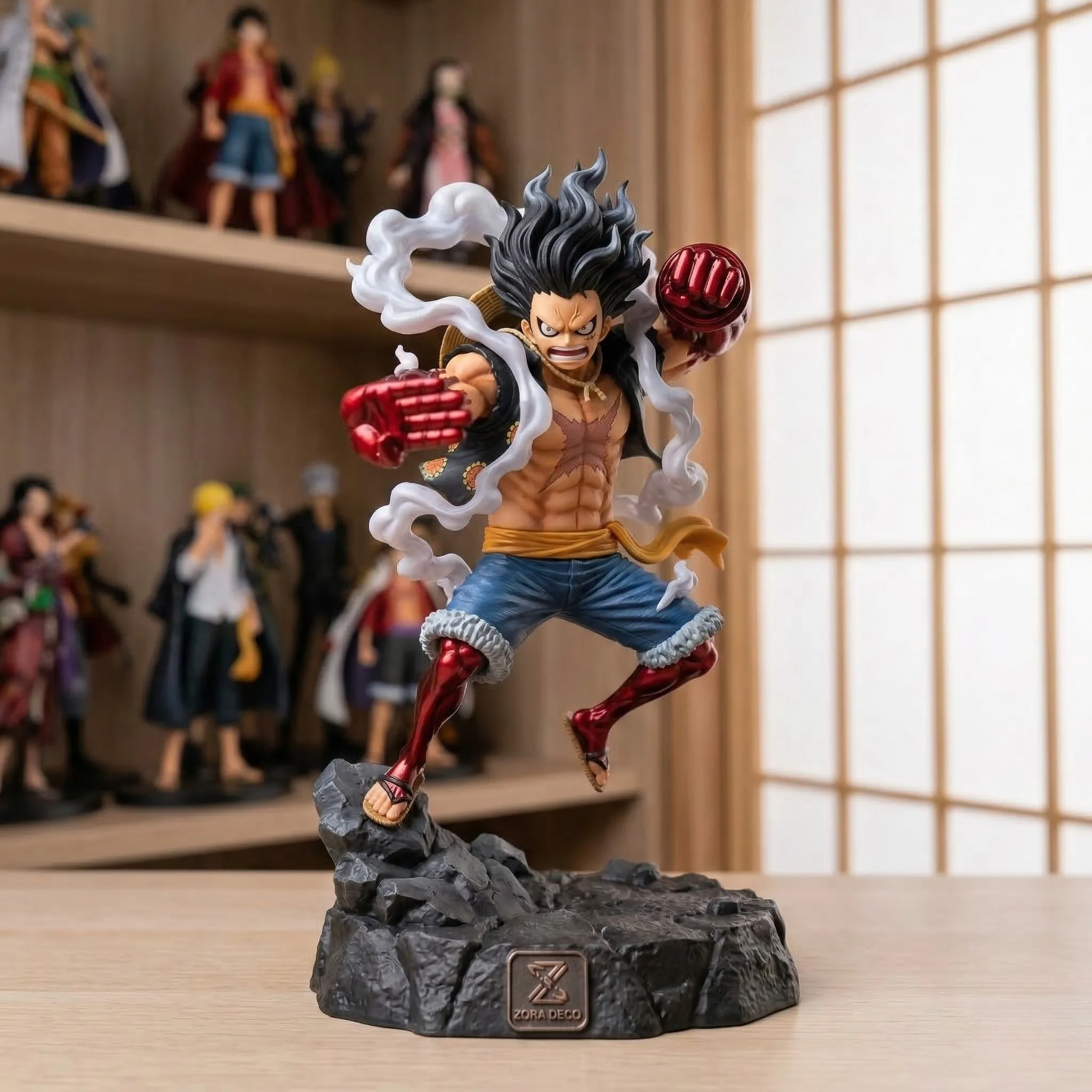 Mô hình anime trang trí bãi biển hải tặc mũ rơm Zora Deco đẹp giá rẻ