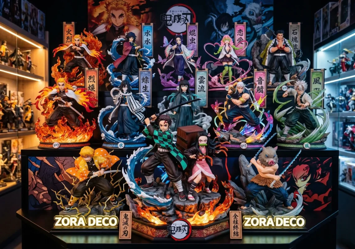 mô hình anime demon slayer full bộ cực đẹp zora deco