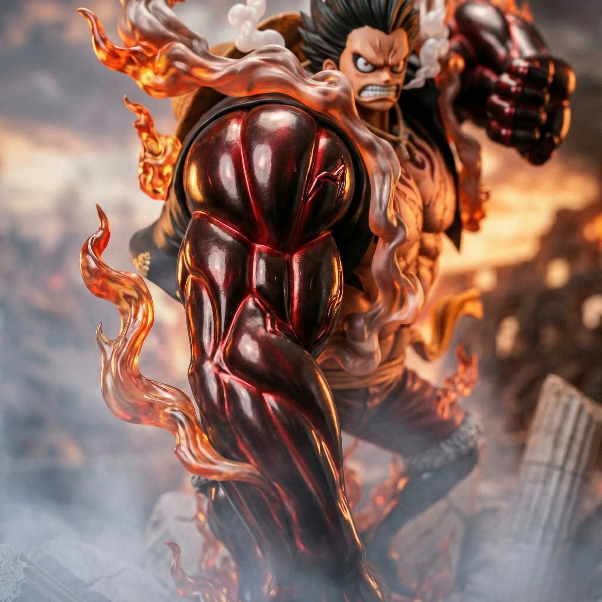 mô hình luffy gear 4 boundman