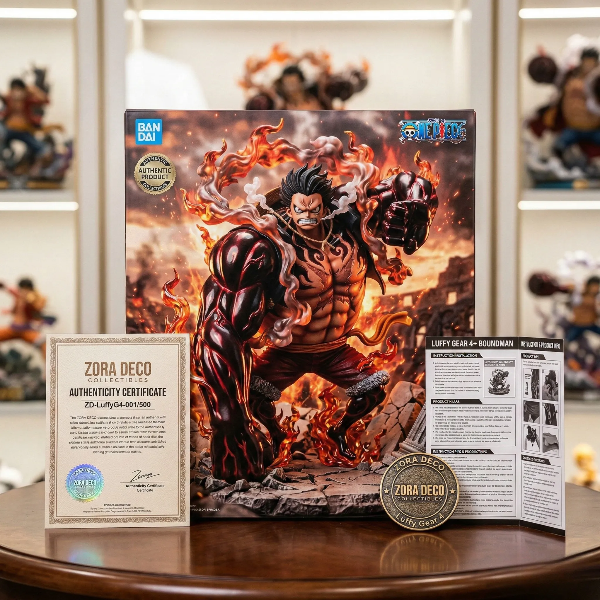 Hình ảnh box sản phẩm chính hãng và các thẻ chứng nhận đi kèm