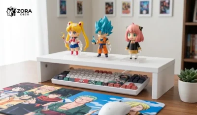 Decor bàn học anime Nendoroid Sailor Moon, Goku, Anya Zora Decor.