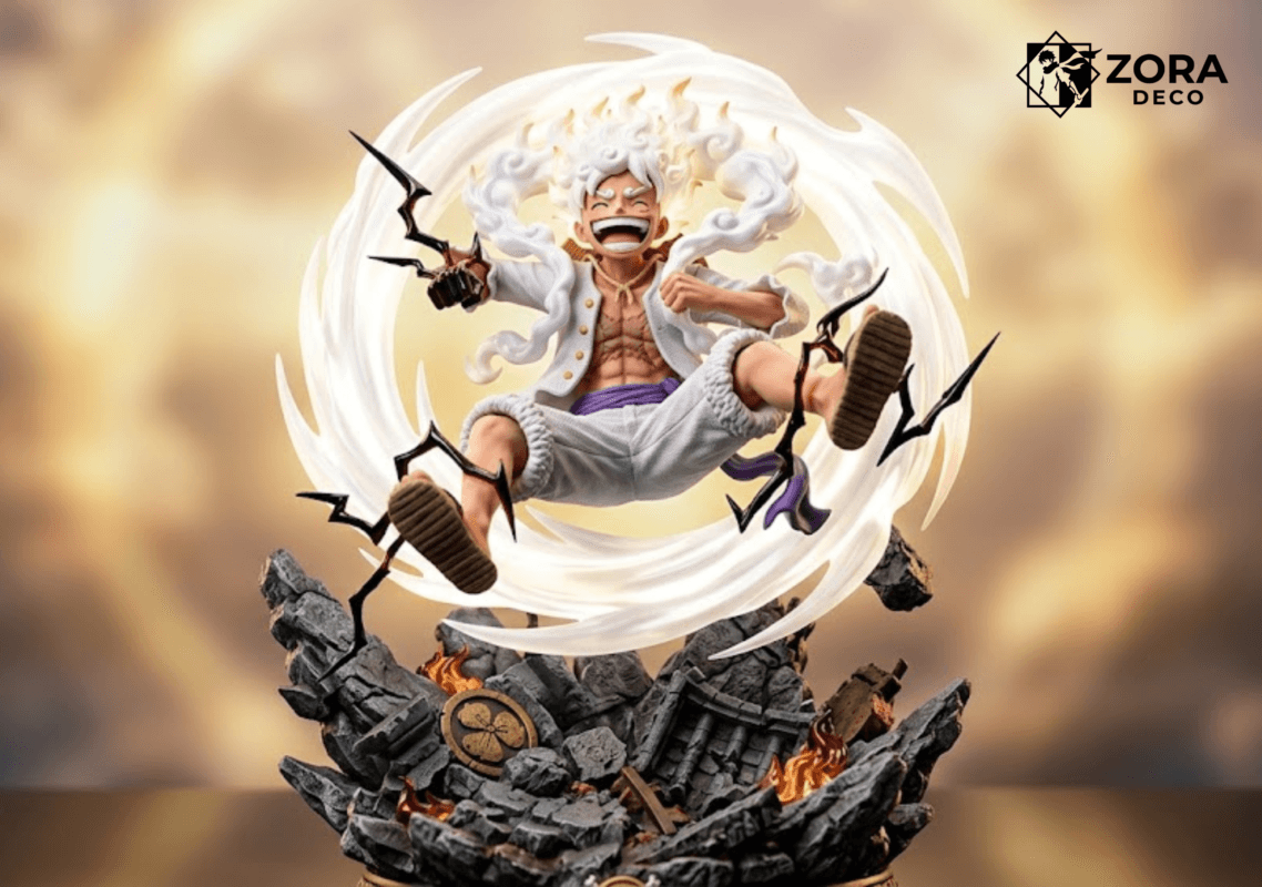 Mô hình Luffy Nika Gear 5 resin cao cấp.
