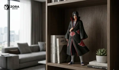 Mô hình Akatsuki nhân vật Itachi trang trí kệ sách phòng khách