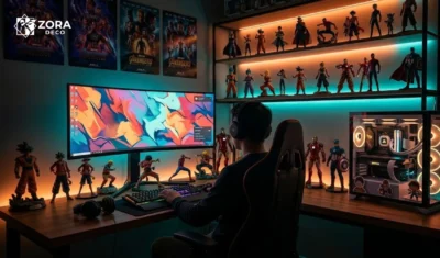 Trải nghiệm không gian gaming đầy cảm hứng với hệ thống mô hình decor PC của Zora Deco.