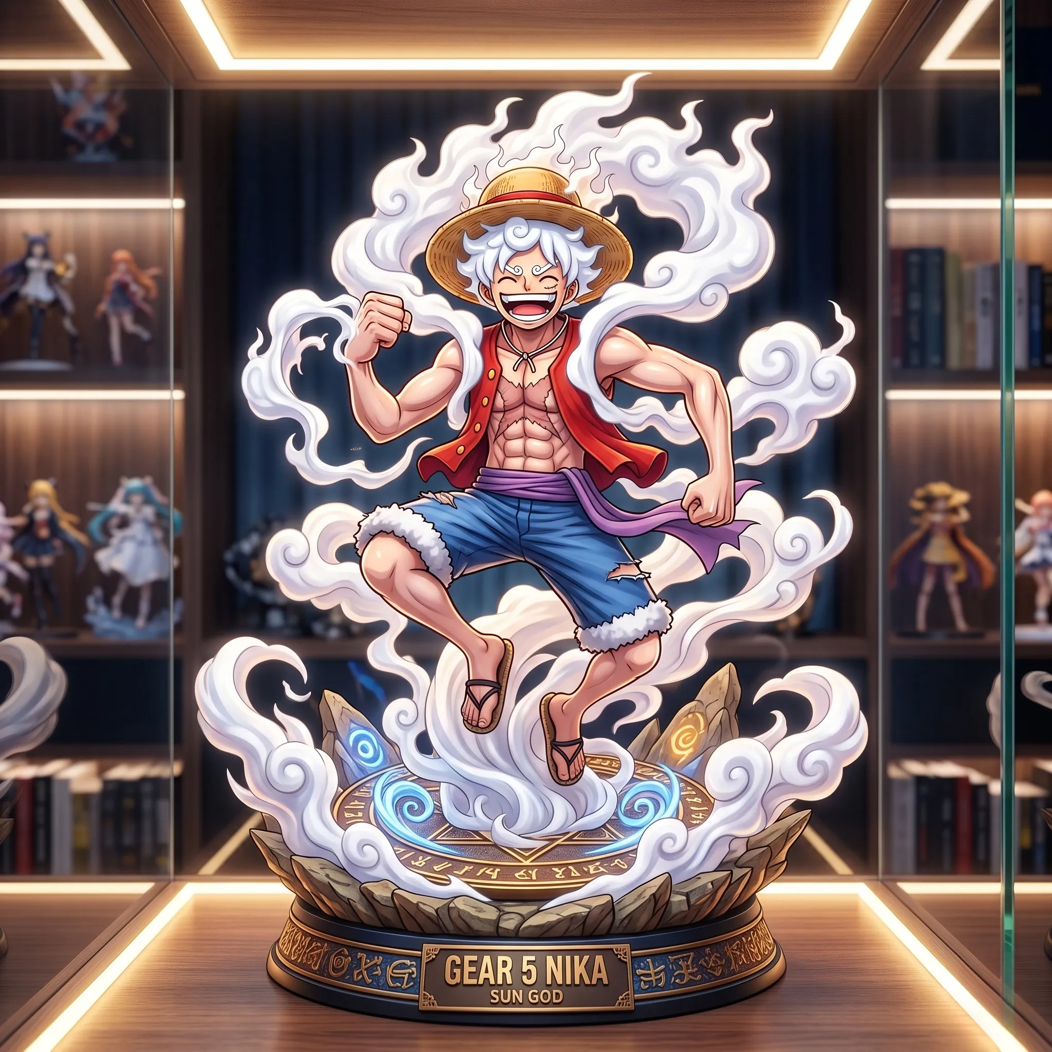 Mô hình anime Luffy Gear 5 đẹp nhất 2026