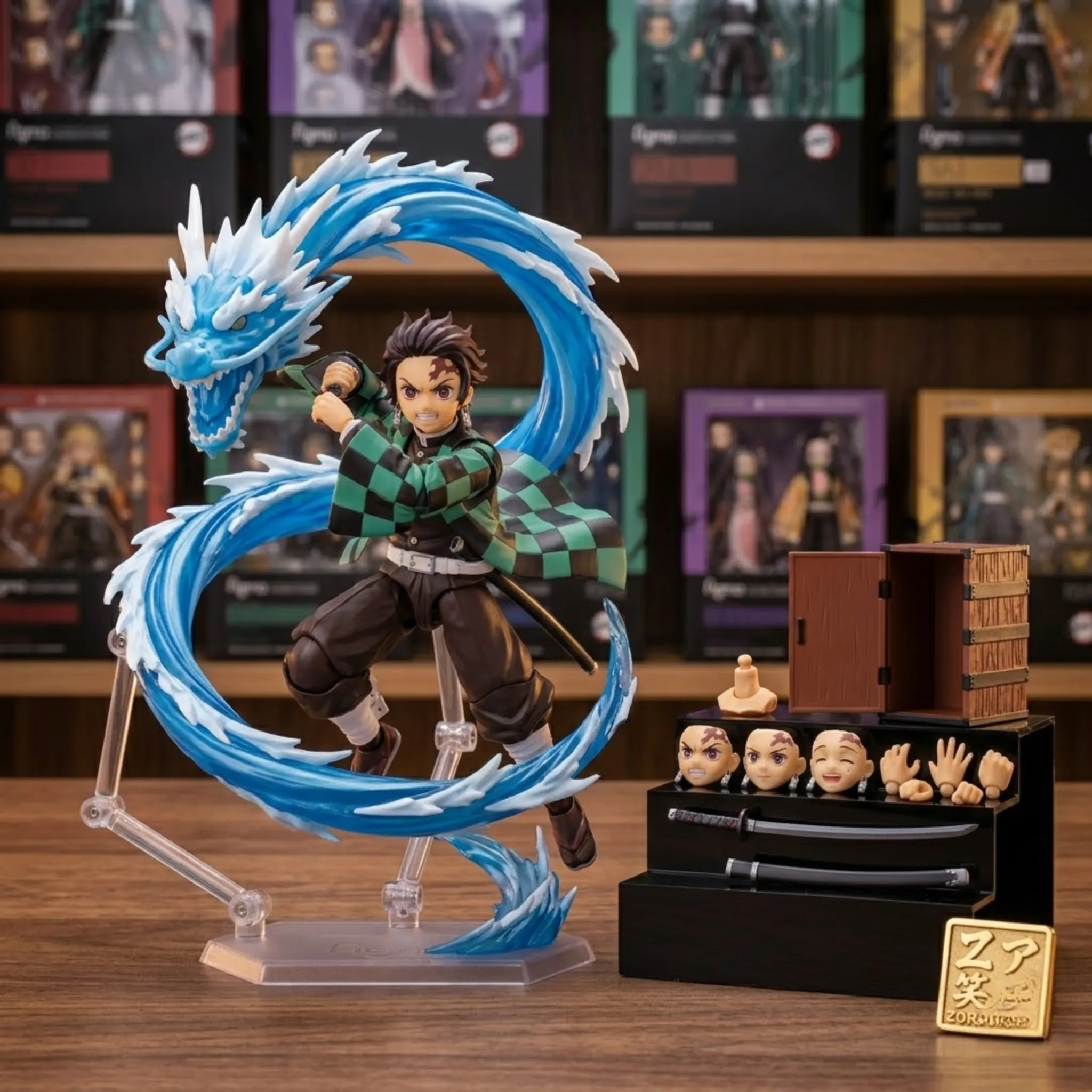 Chất lượng mô hình Tanjiro có khớp tại Zora Deco