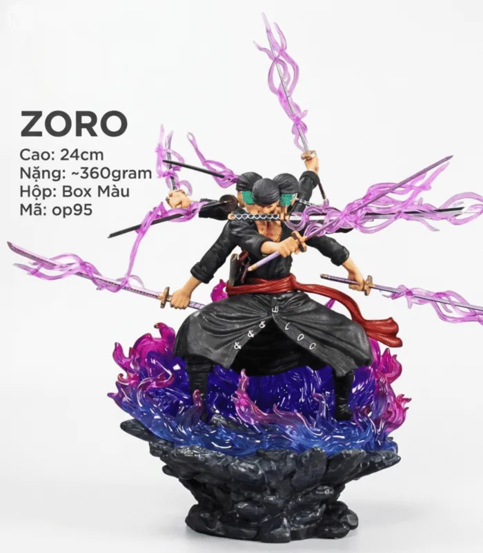 Mô Hình Monkey D. Luffy Haki Vũ Trang - Size Đại 39cm (Nặng 2.3kg) - Full Box | Zora Deco