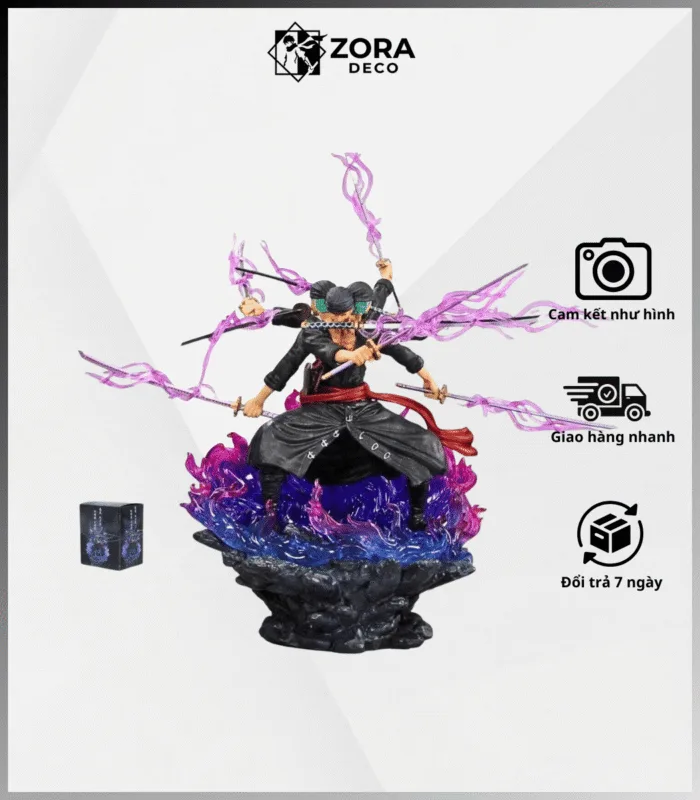 Mô Hình Monkey D. Luffy Haki Vũ Trang - Size Đại 39cm (Nặng 2.3kg) - Full Box | Zora Deco